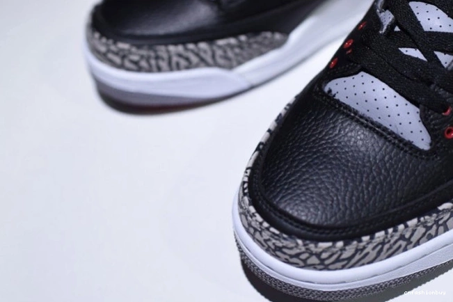 Black 3 Cement Air Jordan 854262-001 0909